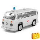 COBI 24619 – Volkswagen T2b mentőautó építőjáték – 100% kompatibilis minden más kedvelt márkával