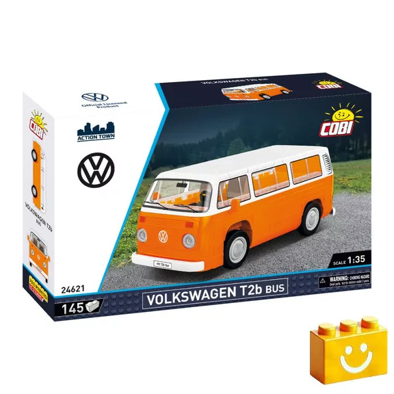 COBI 24621 – Volkswagen T2b kisbusz építőjáték – 100% kompatibilis minden más kedvelt márkával COBI 24621 – Volkswagen T2b kisbusz építőjáték – 100% kompatibilis minden más kedvelt márkával