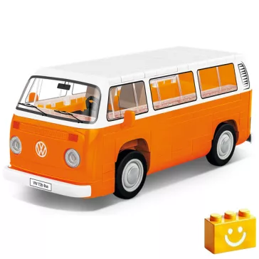   COBI 24621 – Volkswagen T2b kisbusz építőjáték – 100% kompatibilis minden más kedvelt márkával