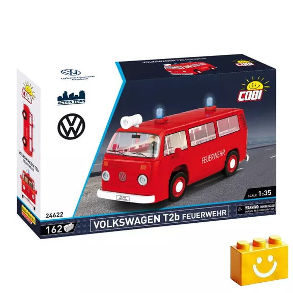 COBI 24622 – Volkswagen T2b tűzoltóautó építőjáték – 100% kompatibilis minden más kedvelt márkával COBI 24622 – Volkswagen T2b tűzoltóautó építőjáték – 100% kompatibilis minden más kedvelt márkával