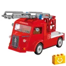 COBI 24628 - Citroen Type H Pompiers - klasszikus francia tűzoltó furgon - 100% kompatibilis minden más kedvelt márkával