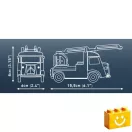 COBI 24628 - Citroen Type H Pompiers - klasszikus francia tűzoltó furgon - 100% kompatibilis minden más kedvelt márkával