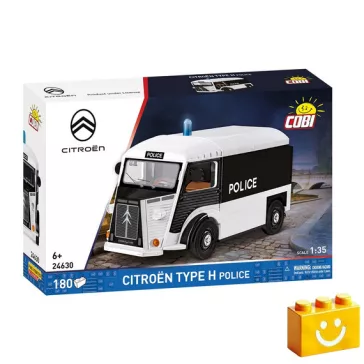   COBI 24630 - Citroen Type H Police - klasszikus francia rendőrségi furgon - 100% kompatibilis minden más kedvelt márkával