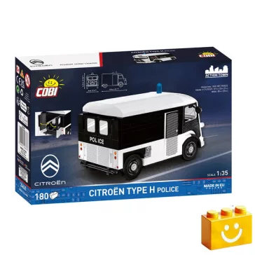   COBI 24630 - Citroen Type H Police - klasszikus francia rendőrségi furgon - 100% kompatibilis minden más kedvelt márkával