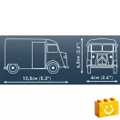 COBI 24631 - Citroen Type H - klasszikus francia furgon - 100% kompatibilis minden más kedvelt márkával COBI 24631 - Citroen Type H - klasszikus francia furgon - 100% kompatibilis minden más kedvelt márkával