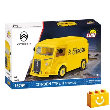   COBI 24632 - Citroen Type H Service - klasszikus francia szervizfurgon - 100% kompatibilis minden más kedvelt márkával