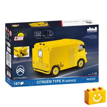   COBI 24632 - Citroen Type H Service - klasszikus francia szervizfurgon - 100% kompatibilis minden más kedvelt márkával