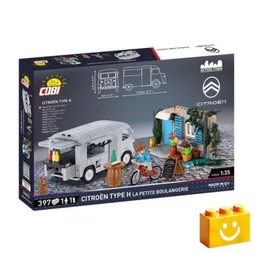   COBI 24633 – Citroën Type H pékség építőjáték – 100% kompatibilis minden más kedvelt márkával