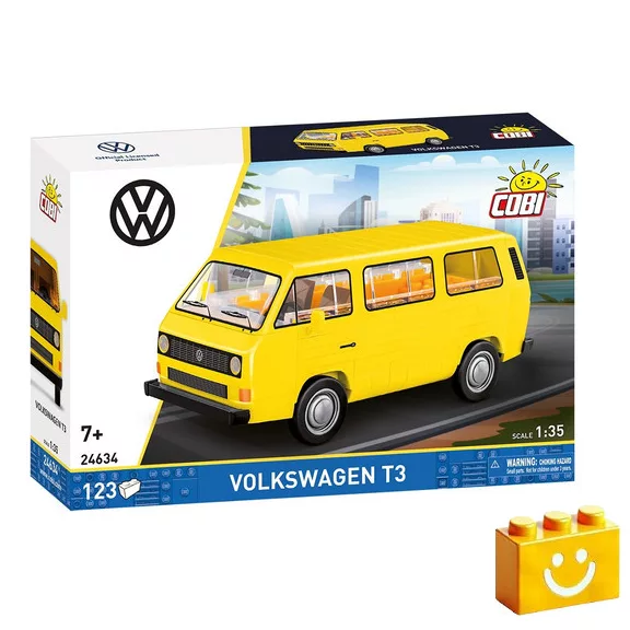 COBI 24634 - Volkswagen T3 - klasszikus kisbusz modell - 100% kompatibilis minden más kedvelt márkával COBI 24634 - Volkswagen T3 - klasszikus kisbusz modell - 100% kompatibilis minden más kedvelt márkával