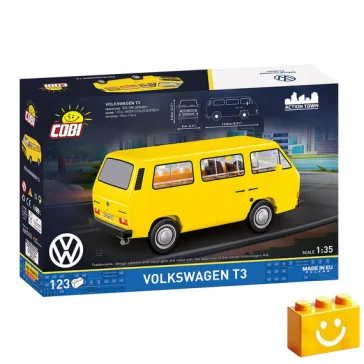   COBI 24634 - Volkswagen T3 - klasszikus kisbusz modell - 100% kompatibilis minden más kedvelt márkával
