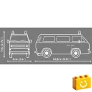 COBI 24635 - Volkswagen T3 Feuerwehr - tűzoltó kisbusz modell - 100% kompatibilis minden más kedvelt márkával COBI 24635 - Volkswagen T3 Feuerwehr - tűzoltó kisbusz modell - 100% kompatibilis minden más kedvelt márkával