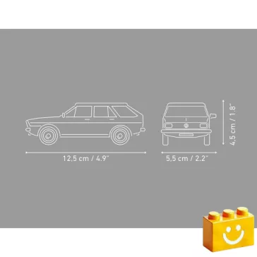   COBI 24641 - Volkswagen Passat B1 Variant - klasszikus kombi - 100% kompatibilis minden más kedvelt márkával