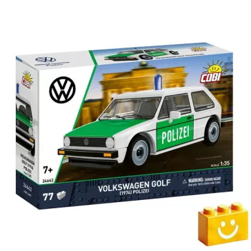   COBI 24642 - Volkswagen Golf (1974) Polizei - 100% kompatibilis minden más kedvelt márkával