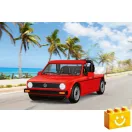 COBI 24660 - Volkswagen Golf Cabrio (1979-1993) - klasszikus nyitható tetős személyautó - 100% kompatibilis minden más kedvelt márkával