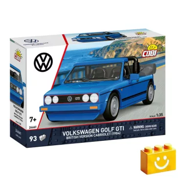   COBI 24661 - Volkswagen Golf GTI British Version Cabrio (1984) - 100% kompatibilis minden más kedvelt márkával