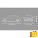 COBI 24663 - Volkswagen Golf GTI (1976-1983) - sárga - 100% kompatibilis minden más kedvelt márkával