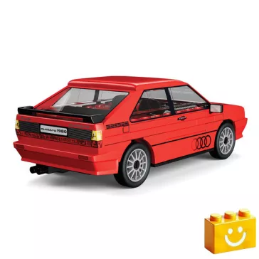   COBI 24664 - Audi quattro (1980) piros - 100% kompatibilis minden más kedvelt márkával