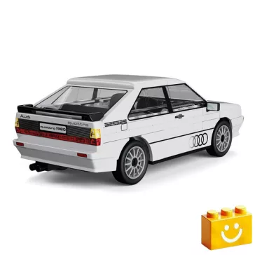  COBI 24665 - Audi quattro (1980) - fehér - 100% kompatibilis minden más kedvelt márkával
