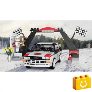   COBI 24666 - Audi quattro Group 4 (1981) - 100% kompatibilis minden más kedvelt márkával