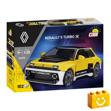   COBI 24676 - Renault 5 Turbo 3E - 100% kompatibilis minden más kedvelt márkával