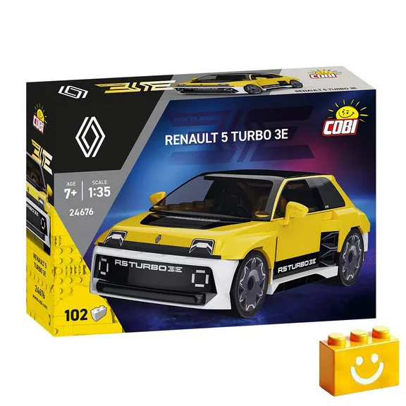 COBI 24676 - Renault 5 Turbo 3E - 100% kompatibilis minden más kedvelt márkával COBI 24676 - Renault 5 Turbo 3E - 100% kompatibilis minden más kedvelt márkával
