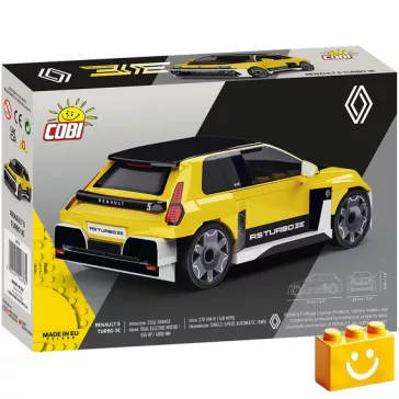   COBI 24676 - Renault 5 Turbo 3E - 100% kompatibilis minden más kedvelt márkával
