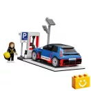 COBI 24682 - EV Station & Renault 5 Turbo 3E - 100% kompatibilis minden más kedvelt márkával