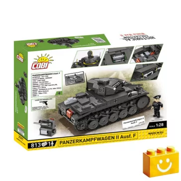   COBI 2597 – Panzerkampfwagen II Ausf. F könnyű harckocsi építőjáték – 100% kompatibilis minden más kedvelt márkával