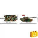 COBI 2624 – T-72 M1R – Lengyel/Ukrán harckocsi építőjáték – 100% kompatibilis minden más kedvelt márkával COBI 2624 – T-72 M1R – Lengyel/Ukrán harckocsi építőjáték – 100% kompatibilis minden más kedvelt márkával