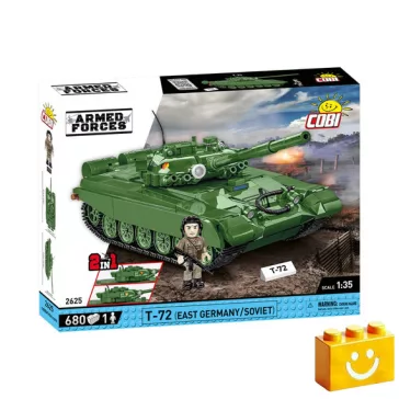   COBI 2625 – T-72 – Szovjet/NDK harckocsi építőjáték – 100% kompatibilis minden más kedvelt márkával
