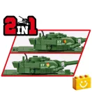 COBI 2625 – T-72 – Szovjet/NDK harckocsi építőjáték – 100% kompatibilis minden más kedvelt márkával COBI 2625 – T-72 – Szovjet/NDK harckocsi építőjáték – 100% kompatibilis minden más kedvelt márkával