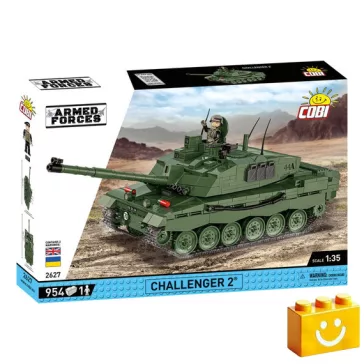   COBI 2627 – Challenger 2 – Brit harckocsi építőjáték – 100% kompatibilis minden más kedvelt márkával