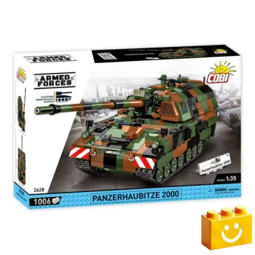   COBI 2628 – Panzerhaubitze 2000 – Német önjáró löveg építőjáték – 100% kompatibilis minden más kedvelt márkával