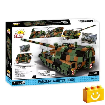   COBI 2628 – Panzerhaubitze 2000 – Német önjáró löveg építőjáték – 100% kompatibilis minden más kedvelt márkával