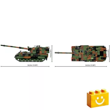   COBI 2628 – Panzerhaubitze 2000 – Német önjáró löveg építőjáték – 100% kompatibilis minden más kedvelt márkával