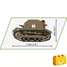 COBI 2658 – Tankette TK-3 / Le. PzKpfw TK(P) könnyű harckocsi építőjáték – 100% kompatibilis minden más kedvelt márkával COBI 2658 – Tankette TK-3 / Le. PzKpfw TK(P) könnyű harckocsi építőjáték – 100% kompatibilis minden más kedvelt márkával