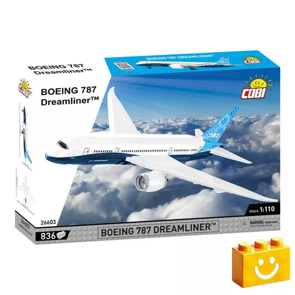 COBI 26603 - Boeing 787 Dreamliner építőjáték – 100% kompatibilis minden más kedvelt márkával COBI 26603 - Boeing 787 Dreamliner építőjáték – 100% kompatibilis minden más kedvelt márkával