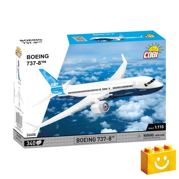 COBI 26608 - Boeing 737-8 építőjáték – 100% kompatibilis minden más kedvelt márkával COBI 26608 - Boeing 737-8 építőjáték – 100% kompatibilis minden más kedvelt márkával