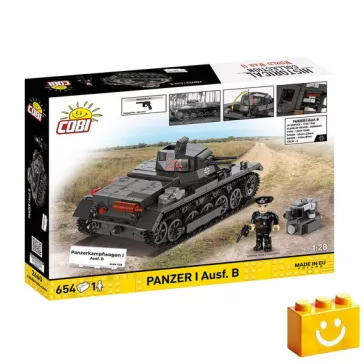   COBI 2660 - Panzerkampfwagen I Ausf. B (France 1940) - második világháborús könnyű harckocsi - 100% kompatibilis minden más kedvelt márkával