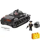 COBI 2660 - Panzerkampfwagen I Ausf. B (France 1940) - második világháborús könnyű harckocsi - 100% kompatibilis minden más kedvelt márkával COBI 2660 - Panzerkampfwagen I Ausf. B (France 1940) - második világháborús könnyű harckocsi - 100% kompatibilis minden más kedvelt márkával