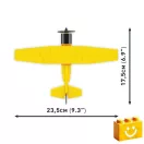 COBI 26621 – Cessna 172 Skyhawk (Sárga) építőjáték – 100% kompatibilis minden más kedvelt márkával COBI 26621 – Cessna 172 Skyhawk (Sárga) építőjáték – 100% kompatibilis minden más kedvelt márkával