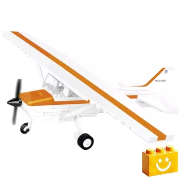   COBI 26623 – Cessna 172 Skyhawk (Narancs) építőjáték – 100% kompatibilis minden más kedvelt márkával
