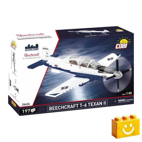 COBI 26624 – Beechcraft T-6 Texan II (USAF) építőjáték – 100% kompatibilis minden más kedvelt márkával COBI 26624 – Beechcraft T-6 Texan II (USAF) építőjáték – 100% kompatibilis minden más kedvelt márkával