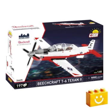   COBI 26625 – Beechcraft T-6 Texan II (Navy) építőjáték – 100% kompatibilis minden más kedvelt márkával