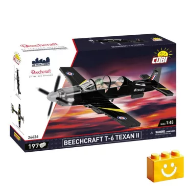   COBI 26626 – Beechcraft T-6 Texan II (RAF) építőjáték – 100% kompatibilis minden más kedvelt márkával