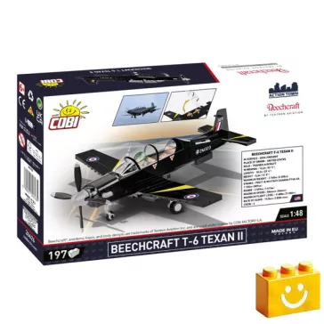   COBI 26626 – Beechcraft T-6 Texan II (RAF) építőjáték – 100% kompatibilis minden más kedvelt márkával