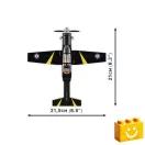 COBI 26626 – Beechcraft T-6 Texan II (RAF) építőjáték – 100% kompatibilis minden más kedvelt márkával