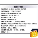 COBI 26627 – Bell 407 – Parti őrség építőjáték – 100% kompatibilis minden más kedvelt márkával