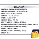 COBI 26628 – Bell 407 – Rendőrség építőjáték – 100% kompatibilis minden más kedvelt márkával COBI 26628 – Bell 407 – Rendőrség építőjáték – 100% kompatibilis minden más kedvelt márkával