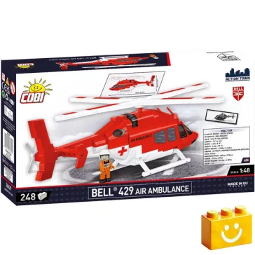   COBI 26629 – Bell 429 – Légi mentő építőjáték – 100% kompatibilis minden más kedvelt márkával